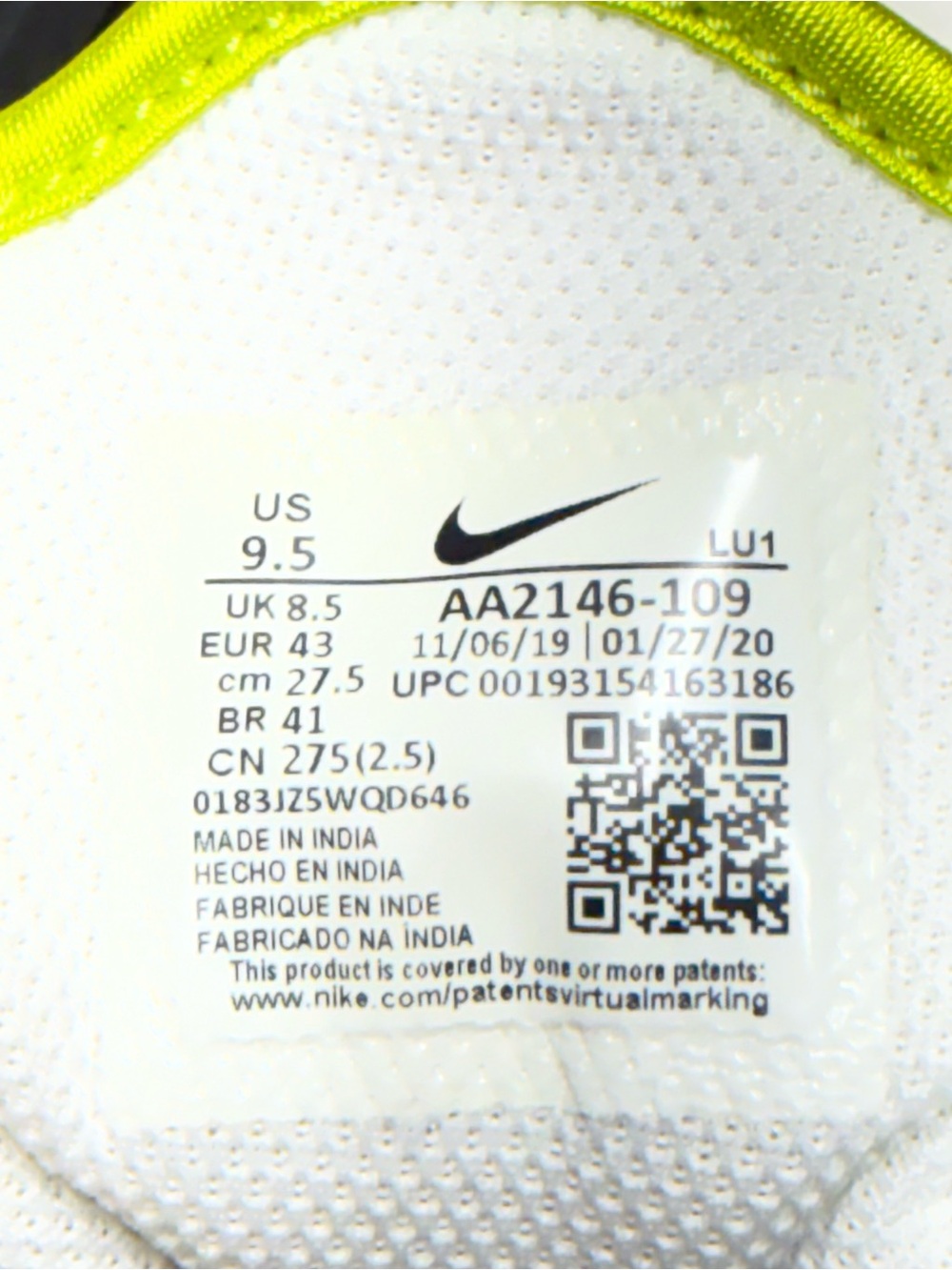 Nike Air Max Axis Men’s Sneakers – US Size 9.5 - Picture 10 of 10